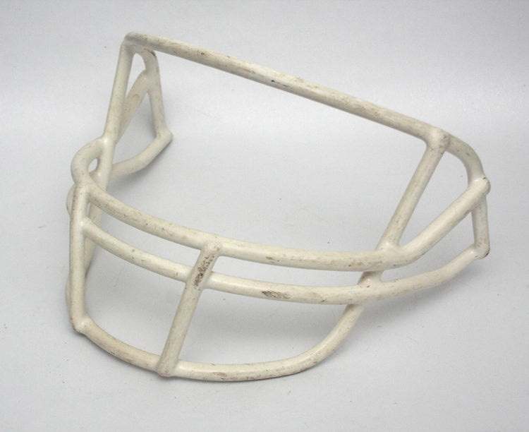 Vintage Game Used Schutt OPO Adult Football Helmet Facemask - White AJB