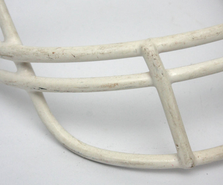 Vintage Game Used Schutt OPO Adult Football Helmet Facemask - White AJB