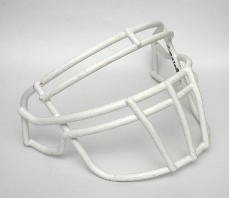 Vintage Game Used Schutt ROPO-DW Adult Football Helmet Facemask - White BJJ