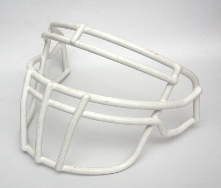 Vintage Game Used Schutt ROPO-DW Adult Football Helmet Facemask - White BJJ