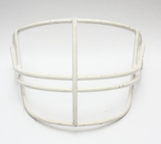 Vintage Game Used Schutt NOPO Adult Football Helmet Facemask - White