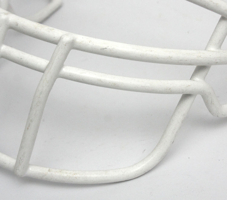 Vintage Game Used Schutt ROPO-DW Adult Football Helmet Facemask - White BJJ