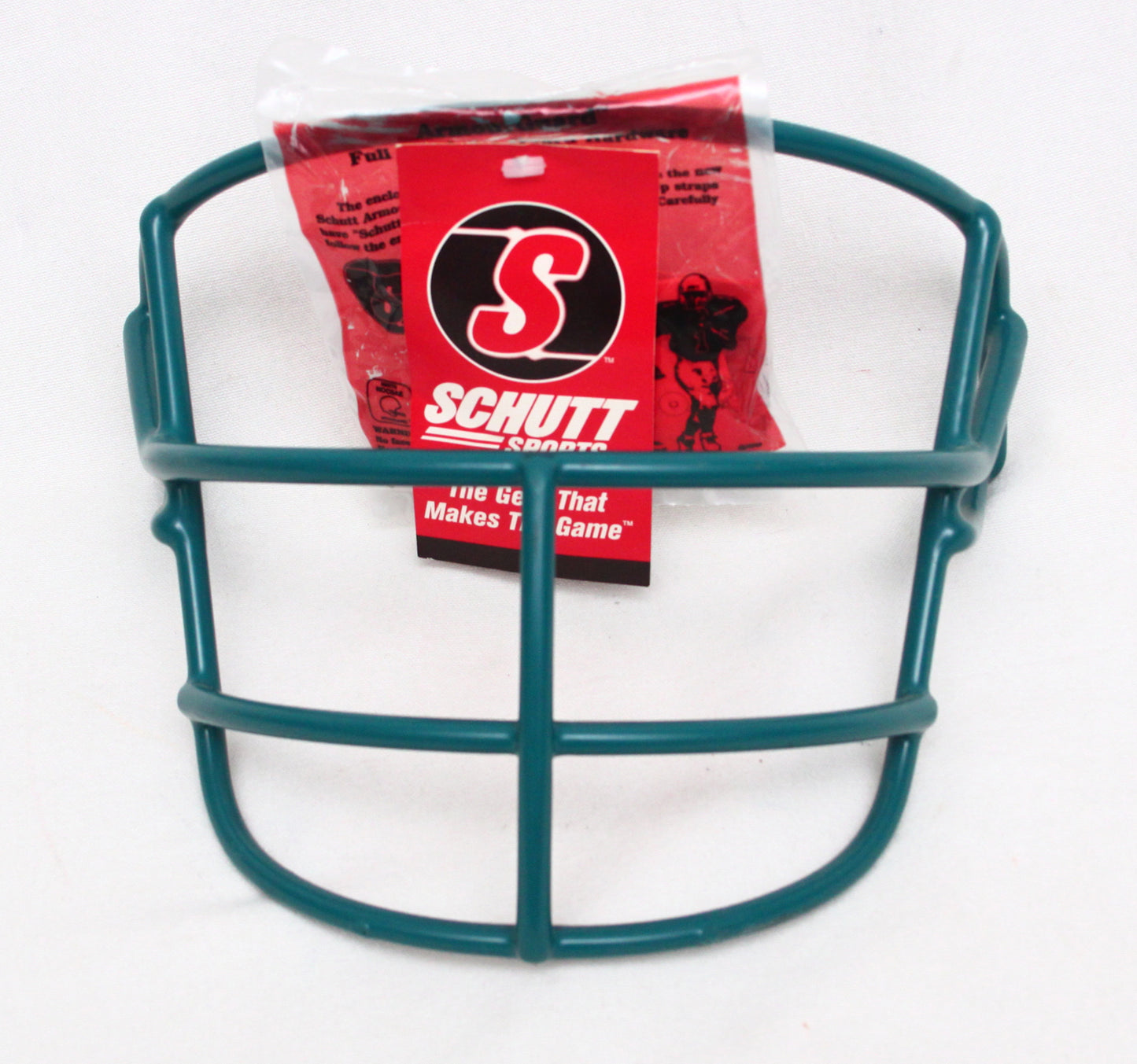 Rare 1996 Dan Marino Dolphins Teal Schutt JOP-SW Football Helmet Facemask with Original Clips