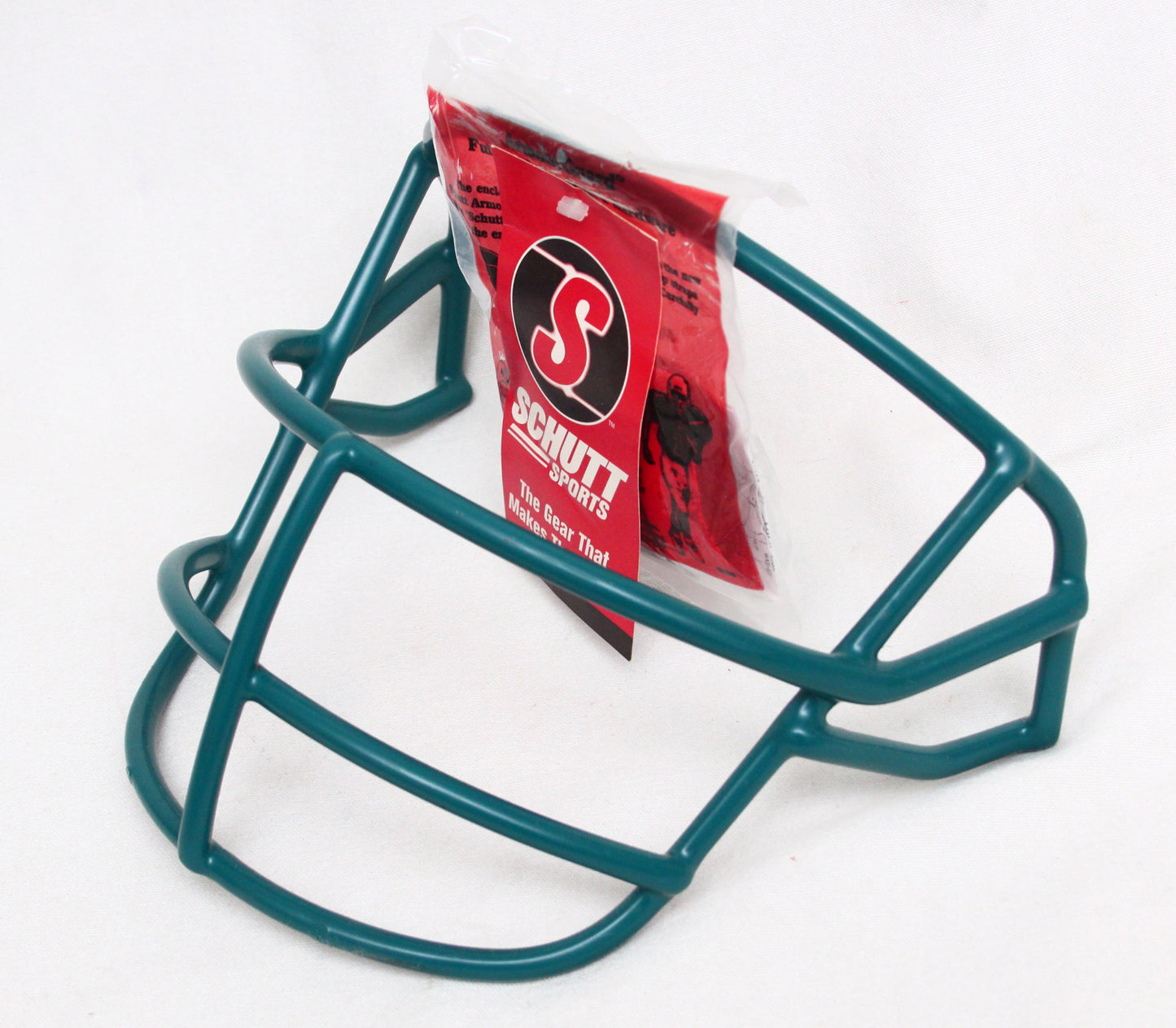 Rare 1996 Dan Marino Dolphins Teal Schutt JOP-SW Football Helmet Facemask with Original Clips