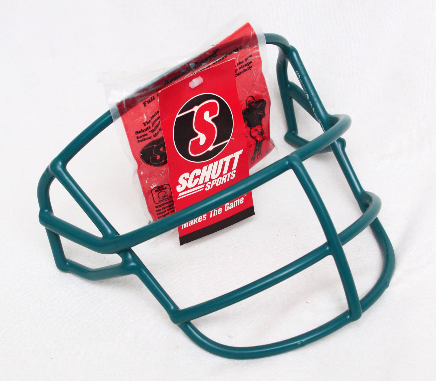 Rare 1996 Dan Marino Dolphins Teal Schutt JOP-SW Football Helmet Facemask with Original Clips